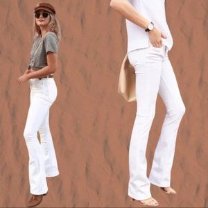 Citizens of Humanity White Amber Stretch Medium Rise Bootcut Jeans Size 26